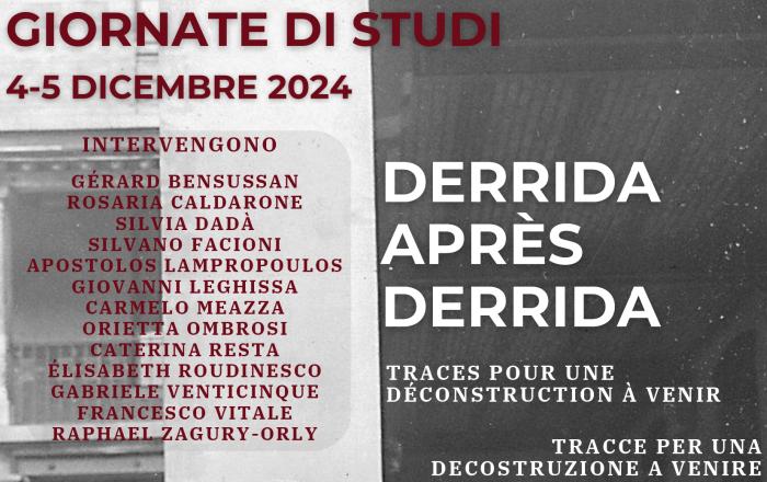 DERRIDA APRÈS DERRIDA