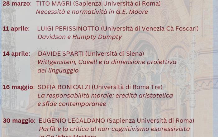 Seminario di Storia della filosofia analitica III