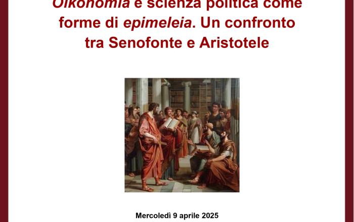 Oikonomia e scienza politica come forme di epimeleia. Un confronto tra Senofonte e Aristotele 