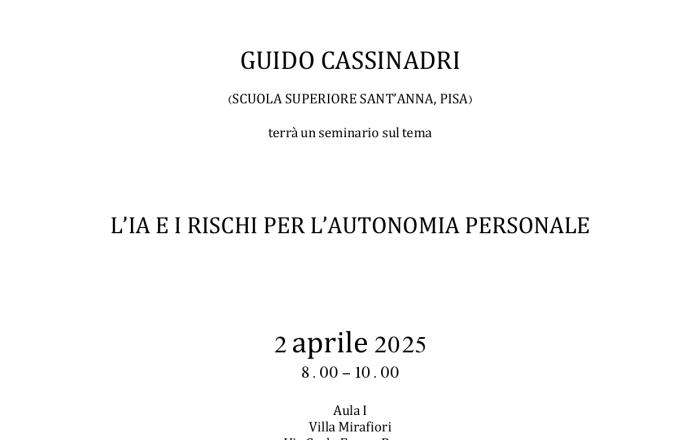 L’IA E I RISCHI PER L’AUTONOMIA PERSONALE