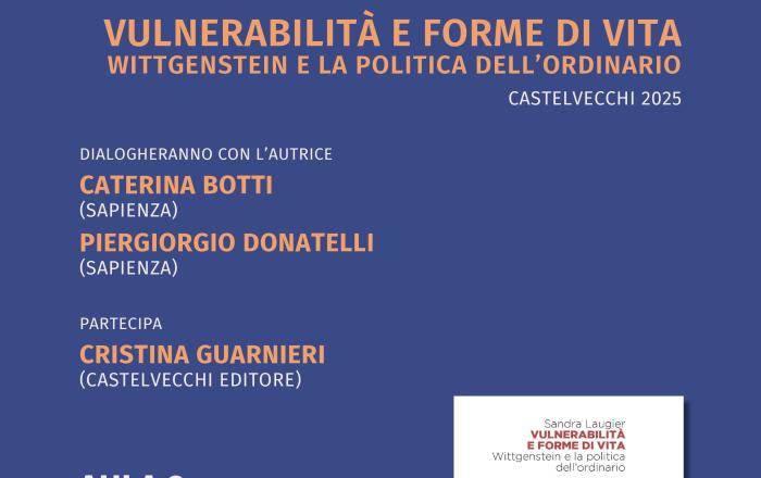 VULNERABILITÀ E FORME DI VITAWITTGENSTEIN E LA POLITICA DELL’ORDINARIO