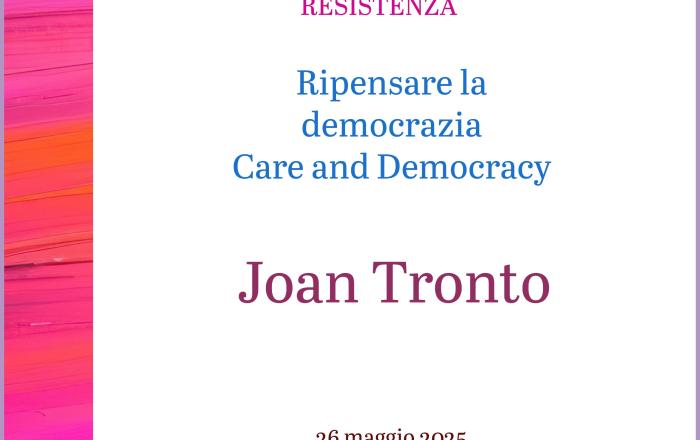 Ripensare la democrazia Care and Democracy