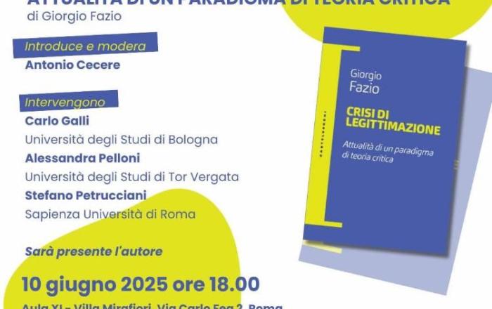Crisi di legittimazione.  Attualità di un paradigma di teoria critica