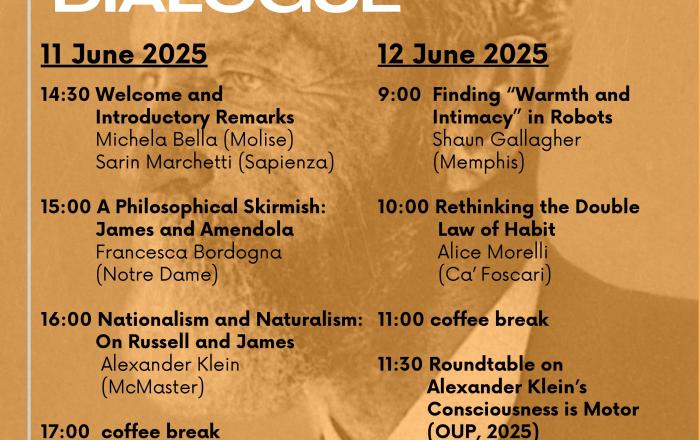 WILLIAM JAMES: PHILOSOPHY AND PSYCHOLOGY IN DIALOGUE 