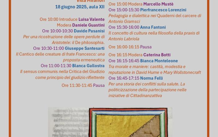INCONTRO ANNUALE DELLE DOTTORANDE E DEI DOTTORANDI