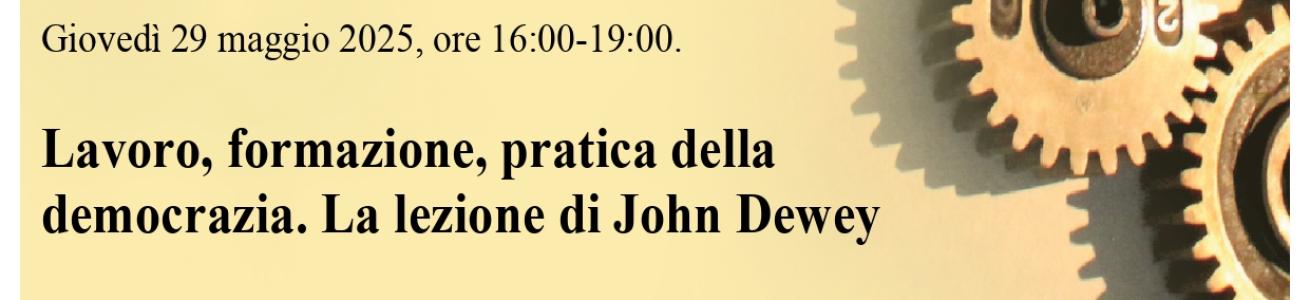 Lavoro, formazione, pratica della democrazia. La lezione di John Dewey
